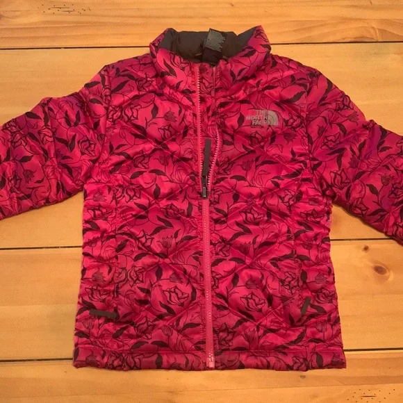 The North Face girls 550 goose down mid weight quilted winter jacket XXS (5) - Picture 5 of 7